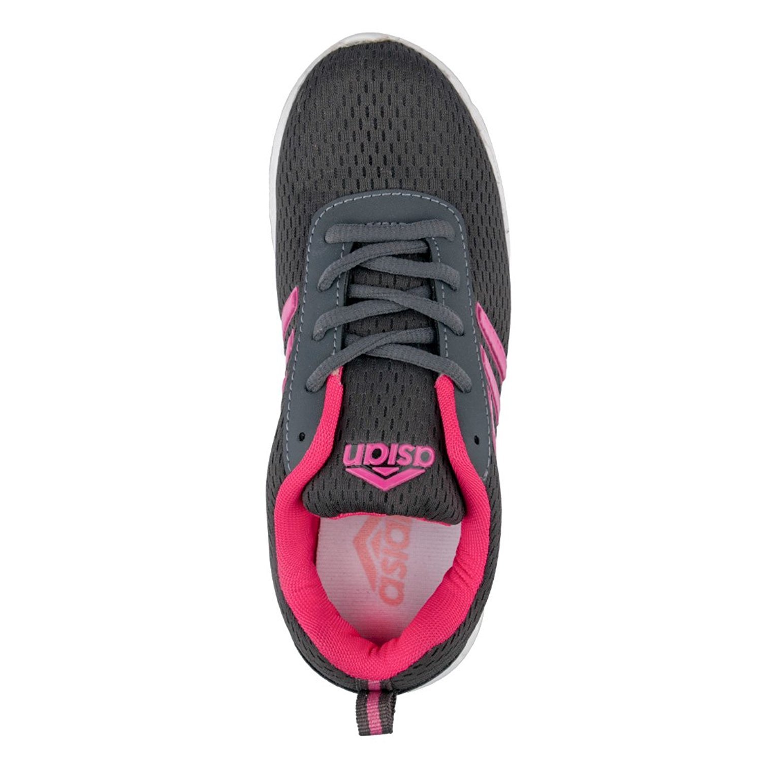 asian shoes butterfly-13 dark grey rani pink women sports shoes
