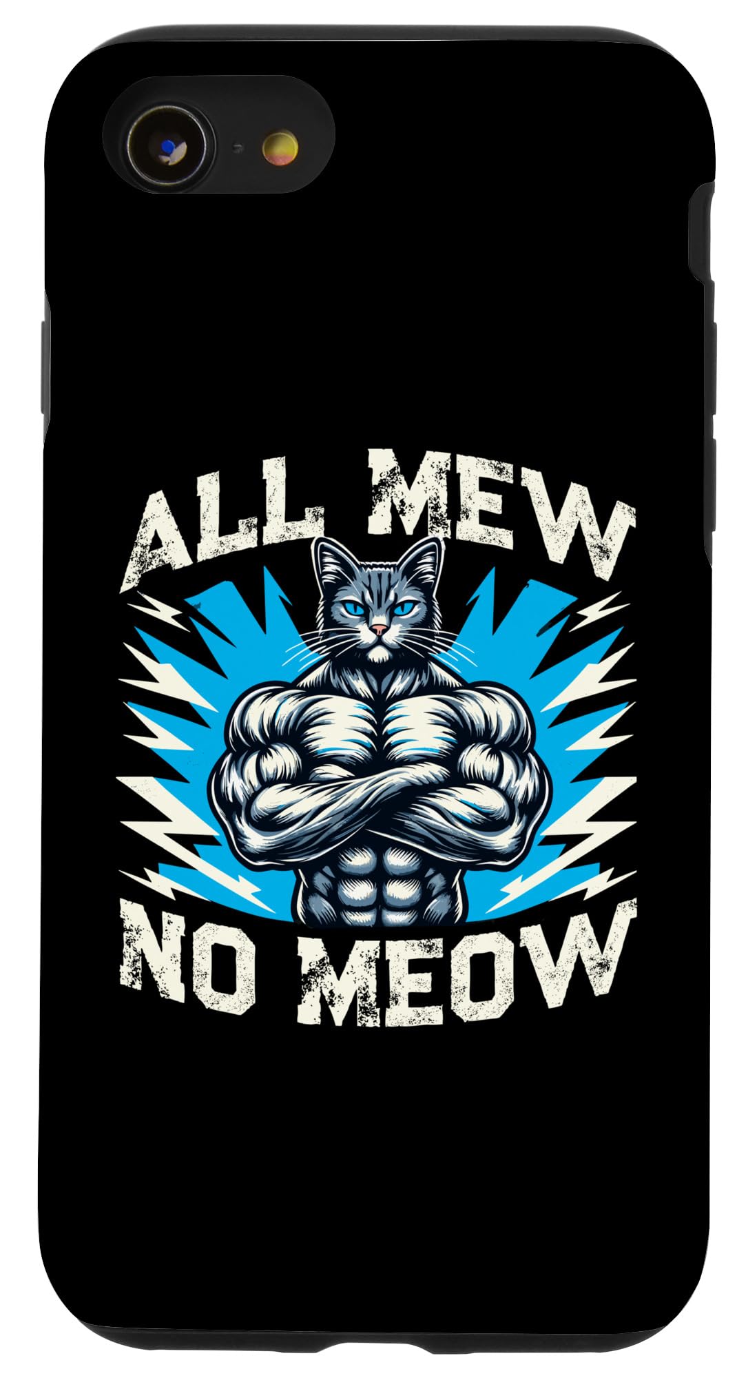 iPhone SE (2020) / 7 / 8 All New No Meow Funny Mewing Cat Memes Case