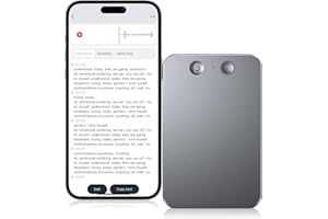 TONFARB AI Voice Recorder,64GB Note Voice Recorder with Transcribe,Mind Mapping & AI Summary,Digital Voice Recorder with App,Audio Recorder for Lectures,Phone Calls,Meetings,Interviews Etc,Grey