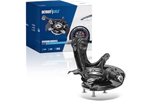 Detroit Axle - Front Right Steering Knuckle for 2013-2016 Honda Accord 2014 2015, Passenger Side Steering Knuckle & Wheel Hub Bearing Assembly Replacement