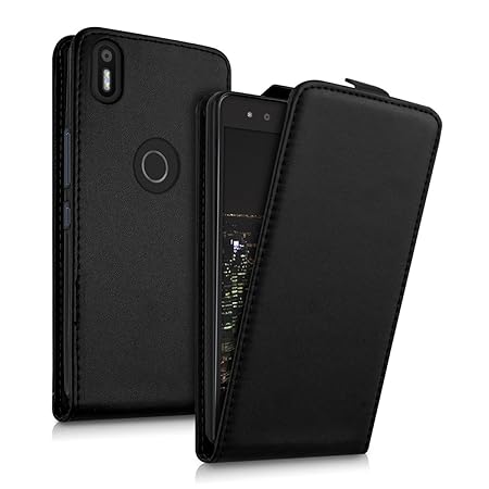 kwmobile bq Aquaris X5 Plus Hülle - Handyhülle für bq Aquaris X5 Plus - Handy Case Flip Schutzhülle