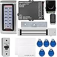 UHPPOTE Access Control System with Electromagnetic Lock 600lb Holding Force for Outswinging Door