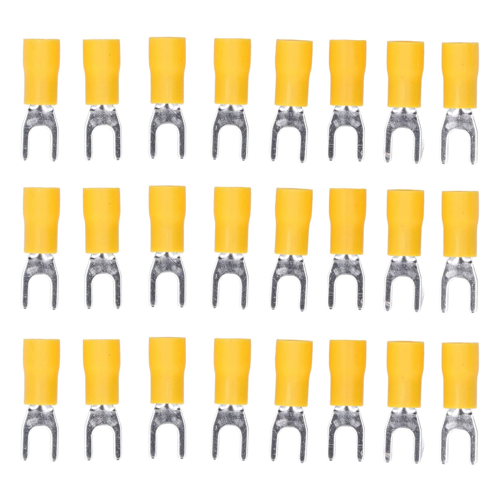 U Type Wire Connector, 48A Fork Terminals SV5.5-4 50Pcs Safe 4-6mm² for Electrical Projects