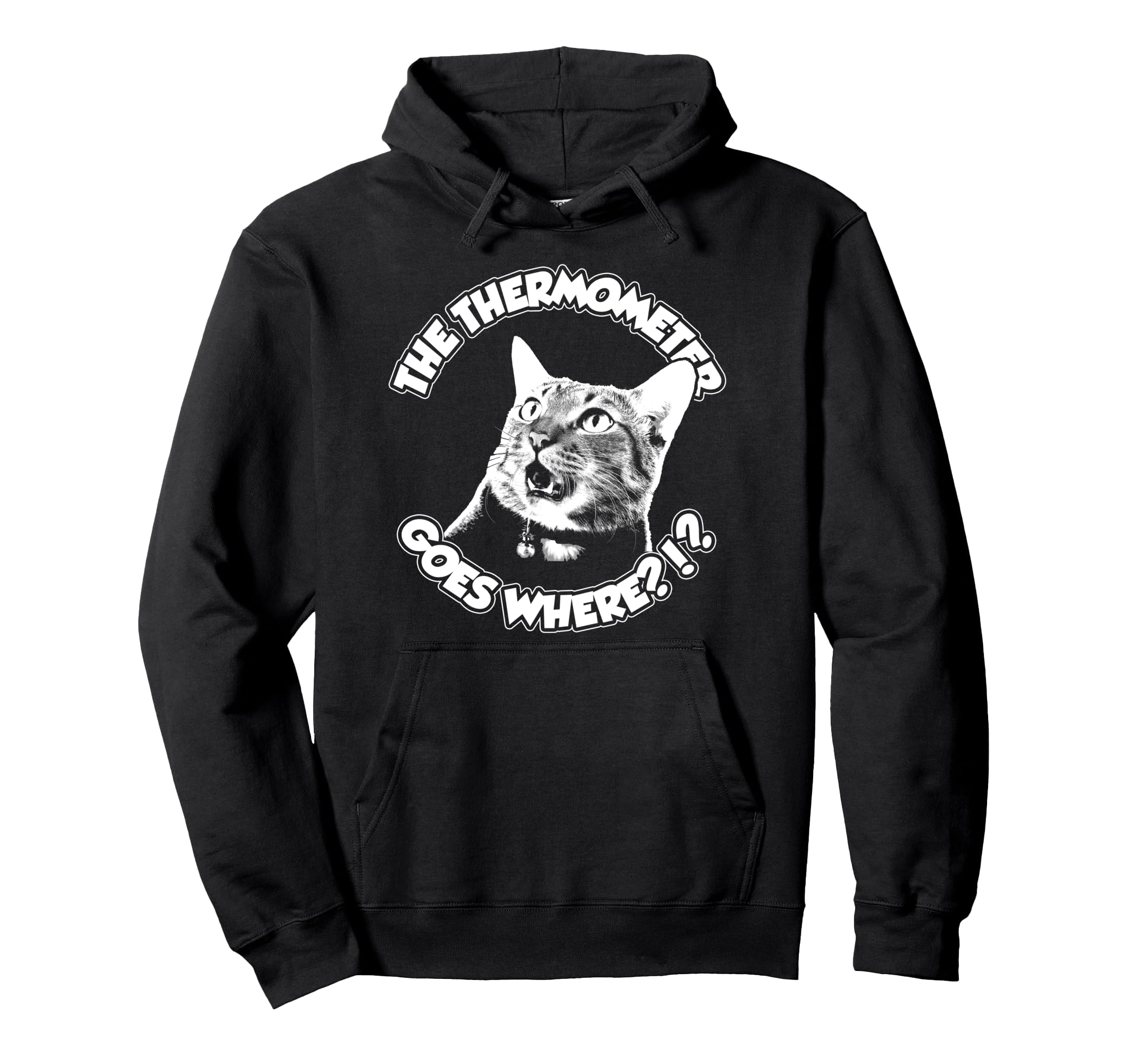 THE THERMOMETER GOES WHERE?!? Vet Tech Cat Pullover Hoodie