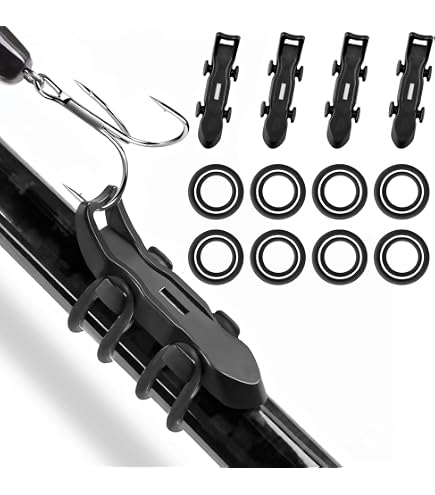 catch magnetic safety fishing hook keepers Amazon.com: Hook Keeper for Fishing Rod, [4Pcs] Magnetic Fishing Hook Keeper,  HK2F Fishing Bait Holder with 2 Sizes Rubber Rings, Fishing Hook Holder  Quick Installation : Sports & Outdoors
