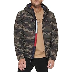 Tommy Hilfiger Men's Stretch Poly Hooded Packable