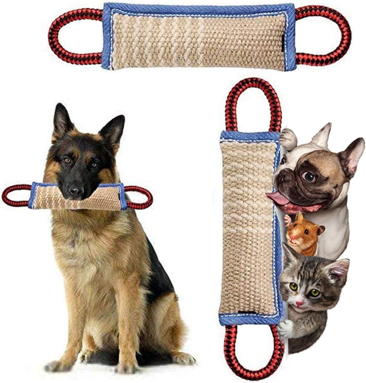 ERTUTUYI Dog Toys for Aggressive Chewers, Squeaky Plush