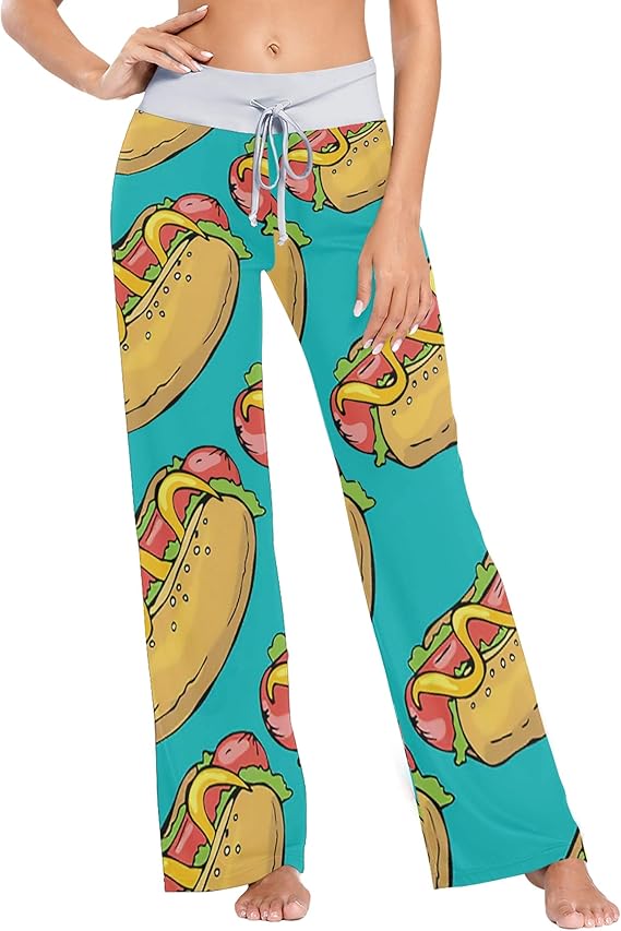 hot dog pajama pants