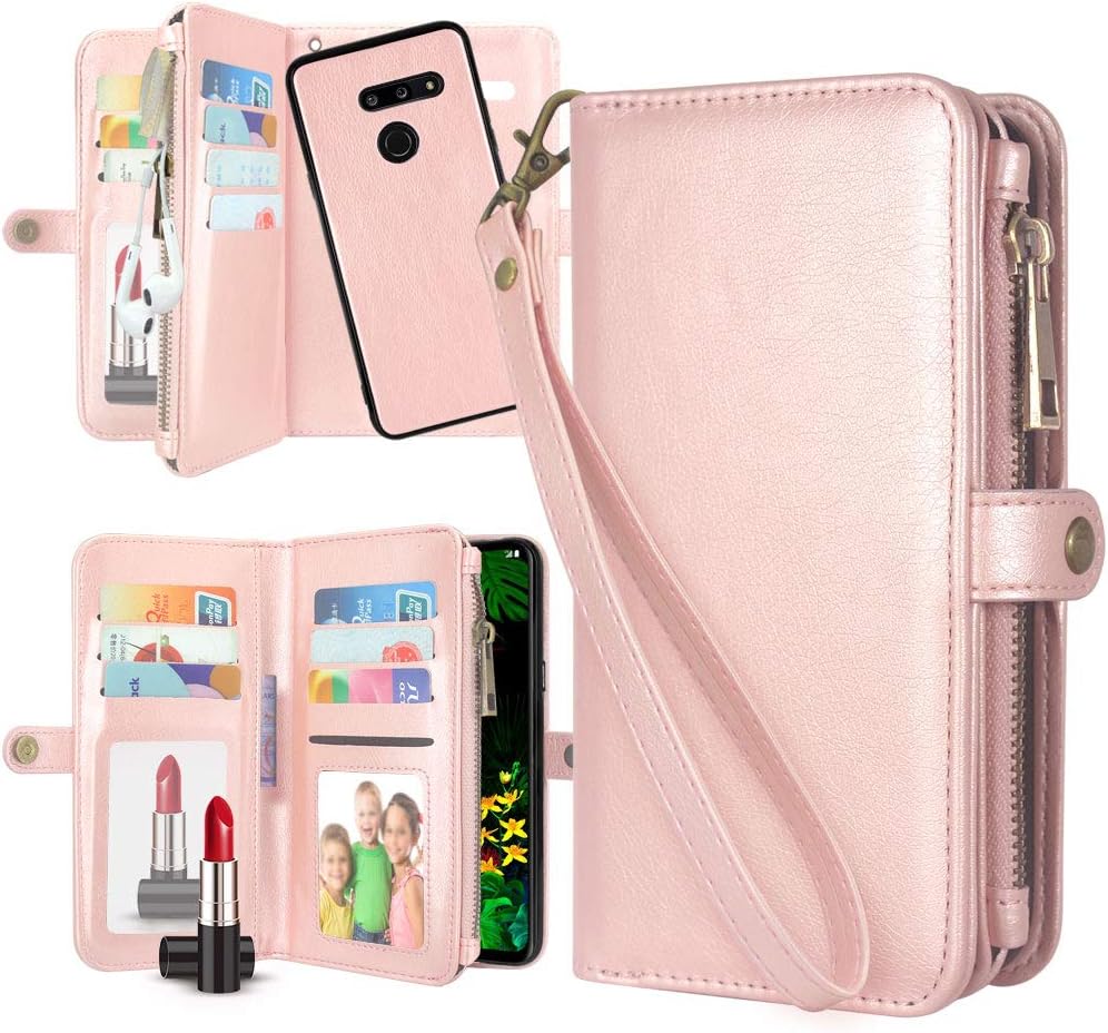 Best Lg G8 Thinq Magnetic Wallet Case