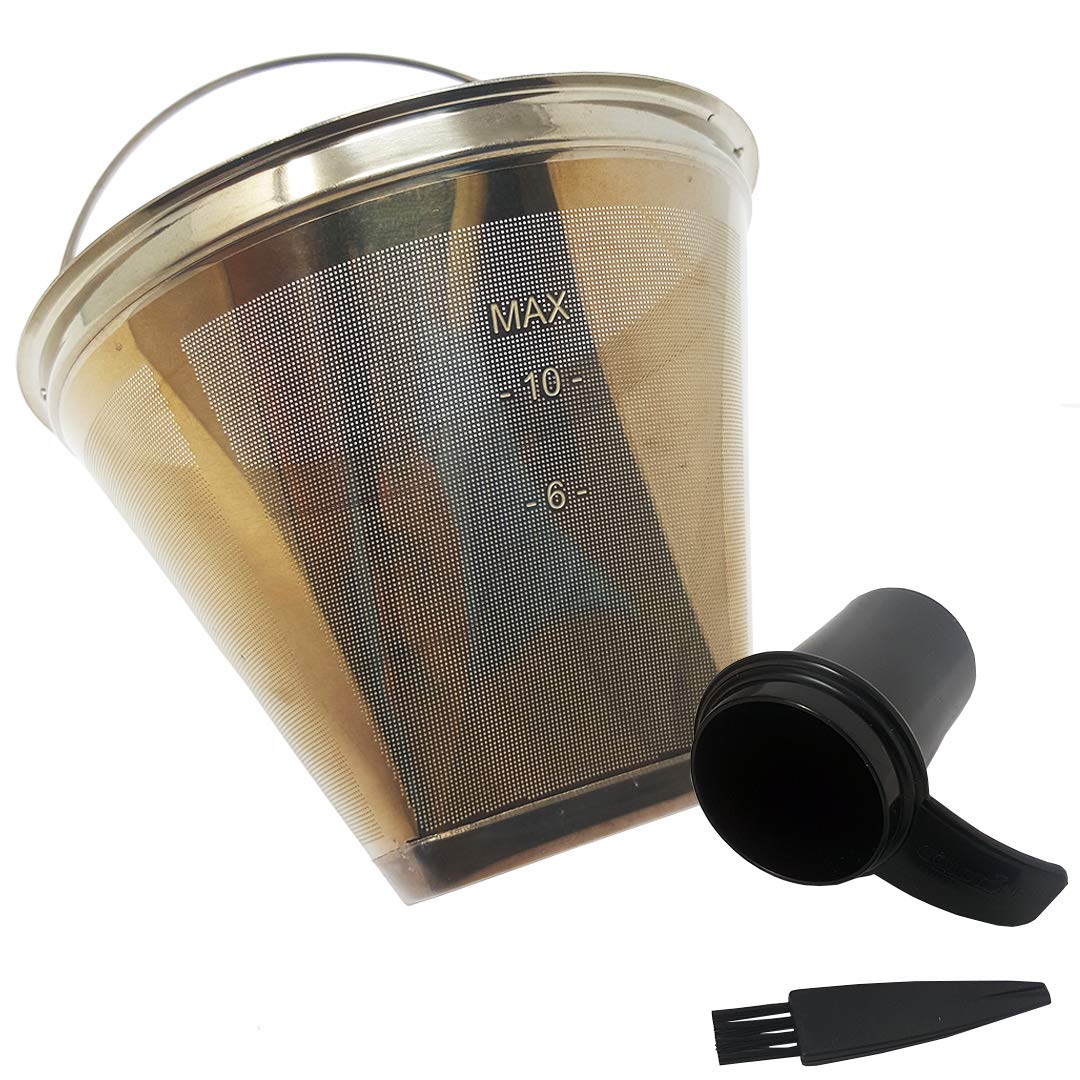 GOLDTONE Stainless Steel Coffee Filter No.4 Cone Style Permanent