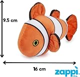 Zappi Co Clown Fish Plush Toy 12-15cm Soft Cuddly Snuggly Kids Gift view 3