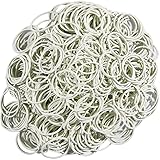 AMUU Rubber Bands 500pcs White about 1.2inch Small
