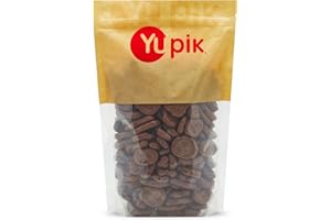 Yupik Milk Chocolate Covered Banana Chips, 1 kg, Kosher, Dried Fruits, Banana Chips Covered in Fine Milk Chocolate, Crunchy &