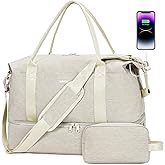 For Spirit Airlines 18x14x8 Personal Item Bag Underseat Carry On Bag with Wet Pocket & Shoe Compartment & USB Charging Port