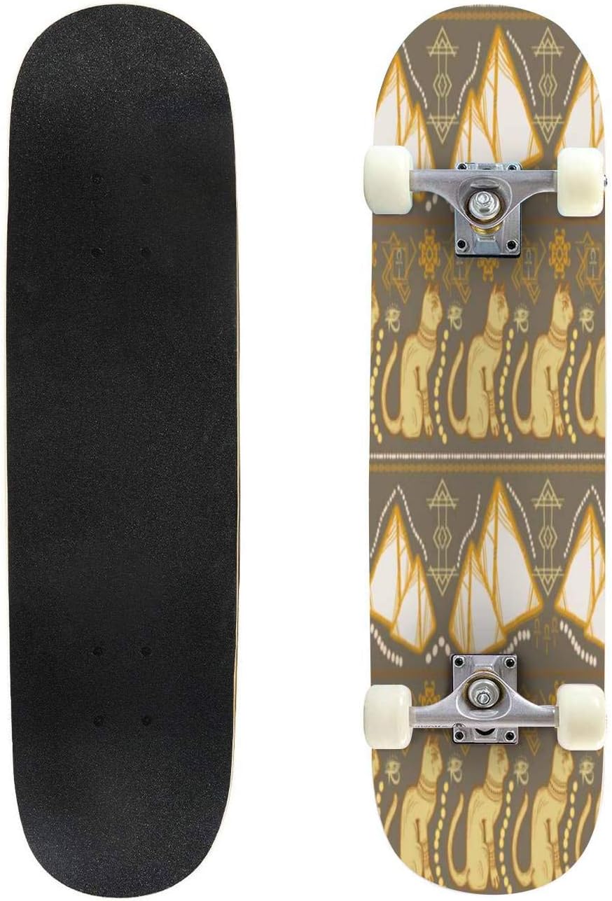 Cuskip Ethnic Seamless Pattern with Egyptian Goddess