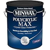 Minwax Polycrylic Max , Satin, Clear, 1 Gallon