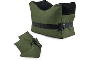 Feyachi Shooting Rest Bags Target Sports Shooting Bench Rest Front & Rear Support SandBag Stand Holders for Gun Rifle Shootin