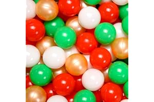 STARBOLO Ball Pit Balls for Toddlers Pack of 100 200 50 - BPA&Phthalate Free Non-Toxic Crush Proof Soft Plastic Balls for 1-5Years Old Toddlers Girl Kids Birthday Pool Playpen Tent Party