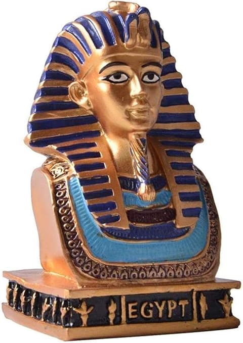 Amazon Rbzccp 像エジプトのファラオ像のキャラクター彫刻樹脂の手工芸品の家の装飾ギフトグレイストのお土産 置物 オブジェ オンライン通販
