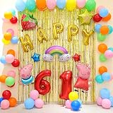 HONGCI 3 Pack Glitter Gold Tinsel Curtain 1m x 2m Foil Backdrop view 5