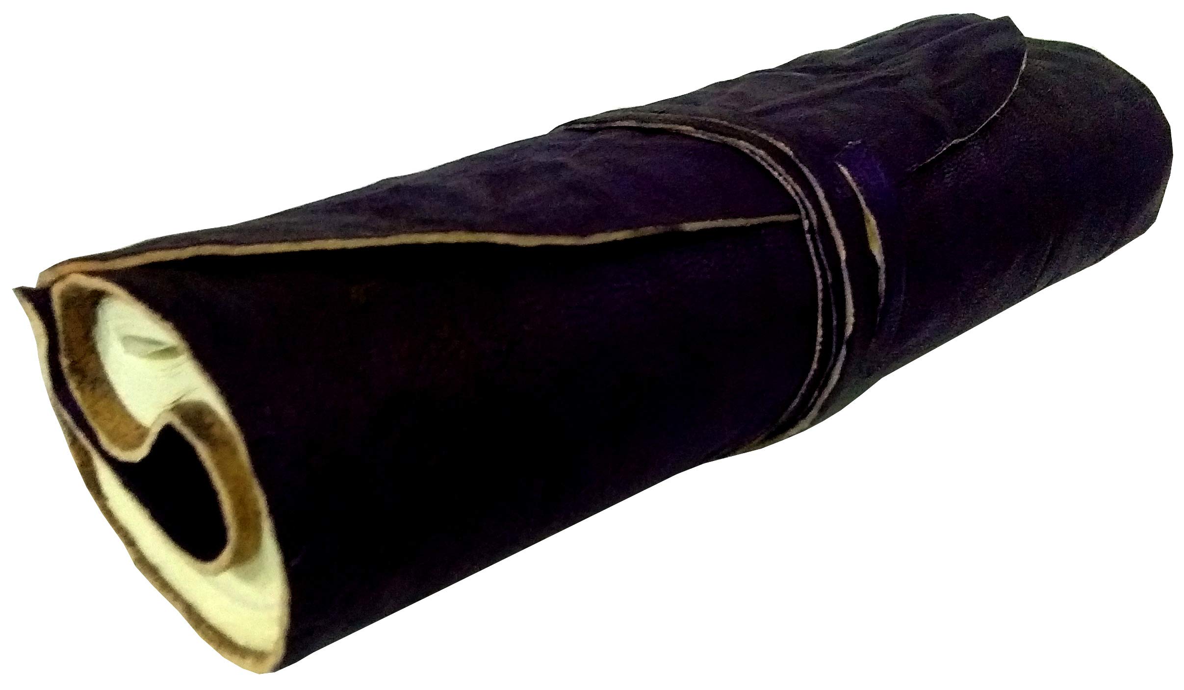Purpledip Handmade Leather Journal: Vintage Rollable Travel Diary Notebook (11790)