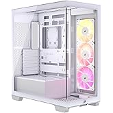CORSAIR 3500X ARGB Mid-Tower ATX PC Case – Panoramic Tempered Glass – Reverse Connection Motherboard Compatible – 3X CORSAIR 