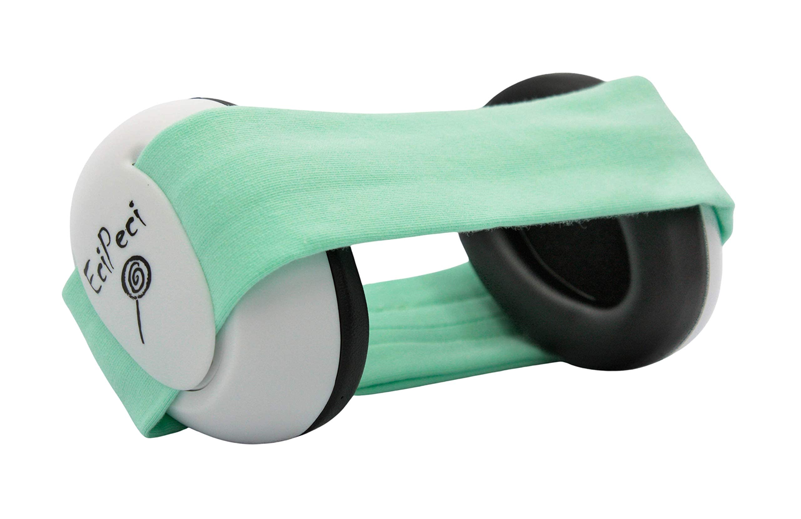 EciPeci Ear Defenders for Children, Noise Cancelling Comfortable Ear Muffs for Babies and Toddlers, with Soft and Lighweight Design, Perfect for Sensitive Baby Heads, Mint — image 1