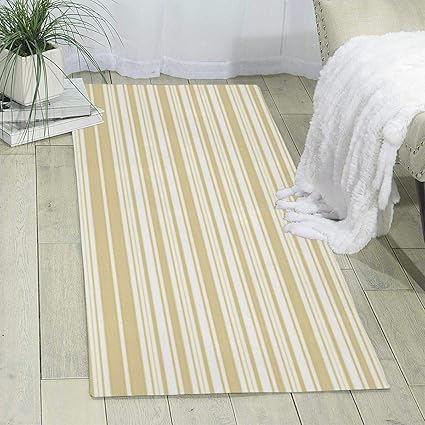 Amazon Com Beautiful Stripes Print Area Rug Runner Rug