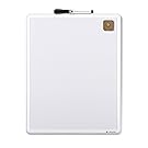 U Brands Contempo Magnetic Dry Erase Board, 11 x 14 Inches, White Frame