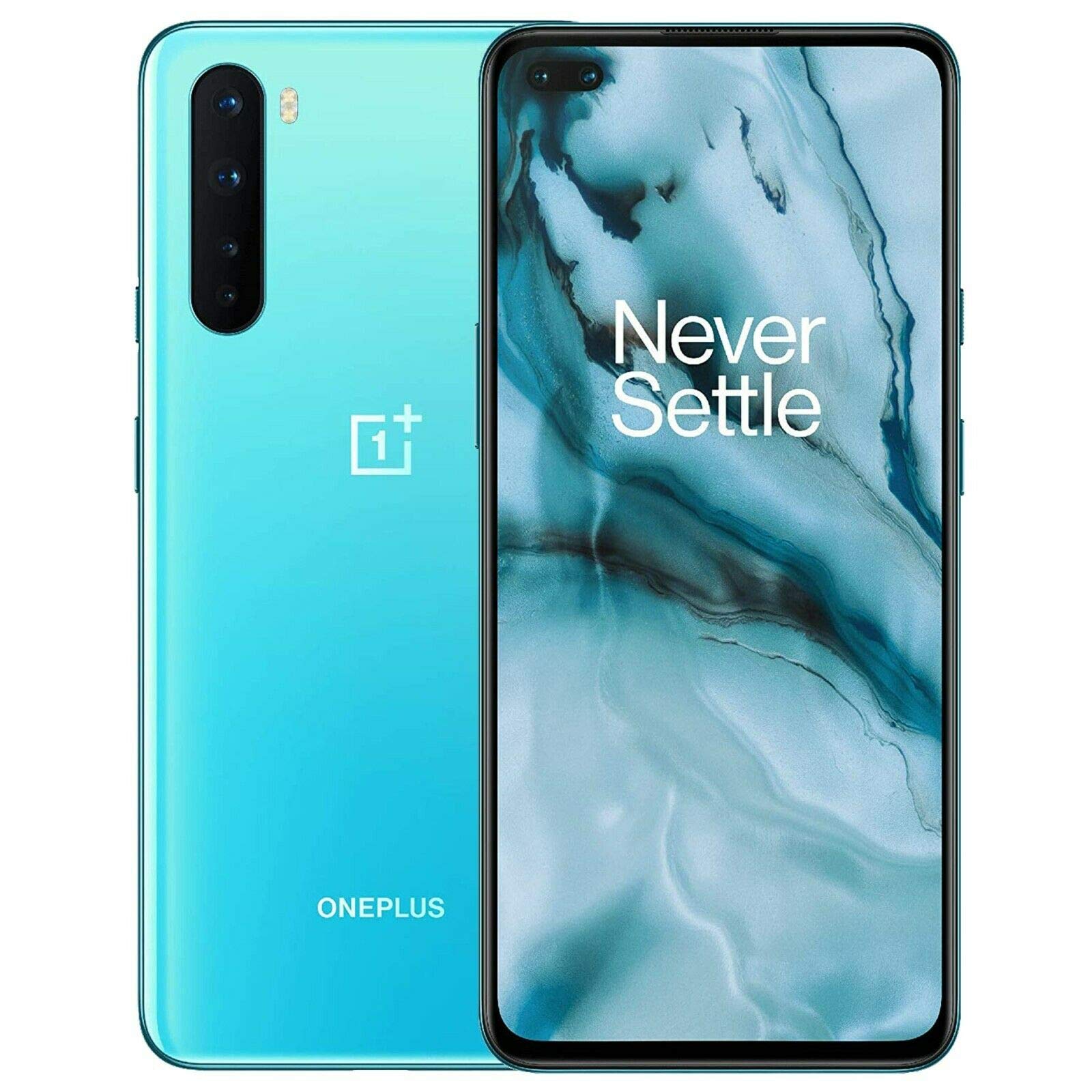 OnePlus NORD (5G) 8GB RAM 128GB SIM-Free Smartphone with Quad Camera, Dual SIM and 2 Years Warranty - Blue Marble