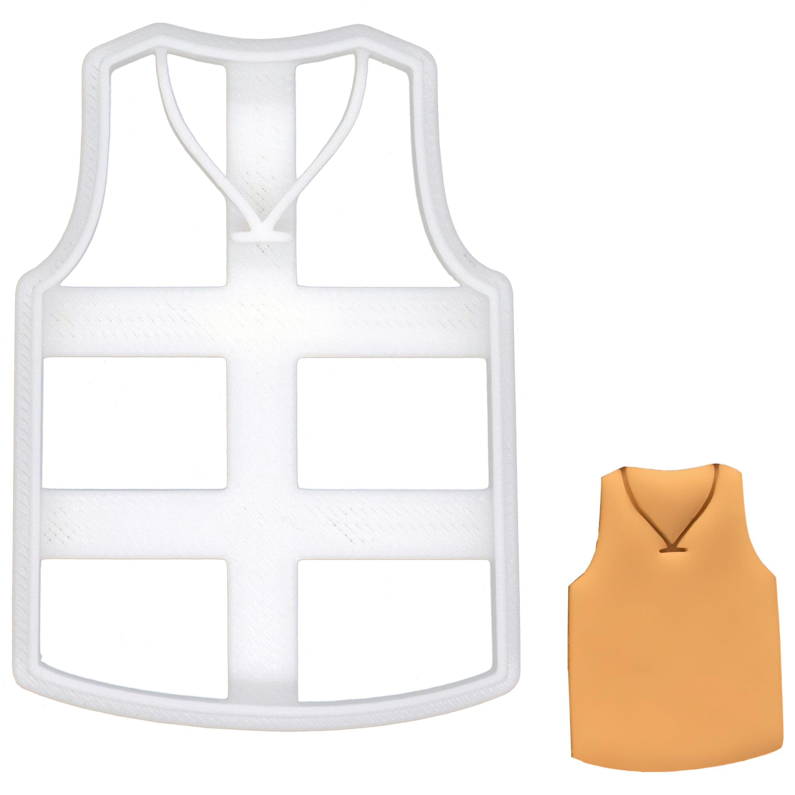 BAKERLOGY Jersey Cookie Cutter - Detailed Biscuit Cutter Design for Baking and Crafts, Ideal on Fondant, Dough, Clay