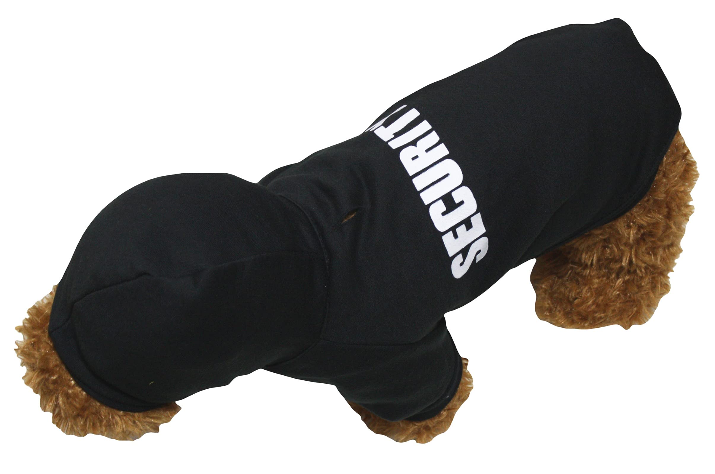 Petitebelle Security Guard Hoodie Sweatshirt Puppy Dog Shirt (Black, Small)