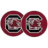 Desert Cactus University of South Carolina Car Accessories USC Gamecocks Absorbent Sandstone Cup Coasters Licensed Product Set of 2 (Design A)