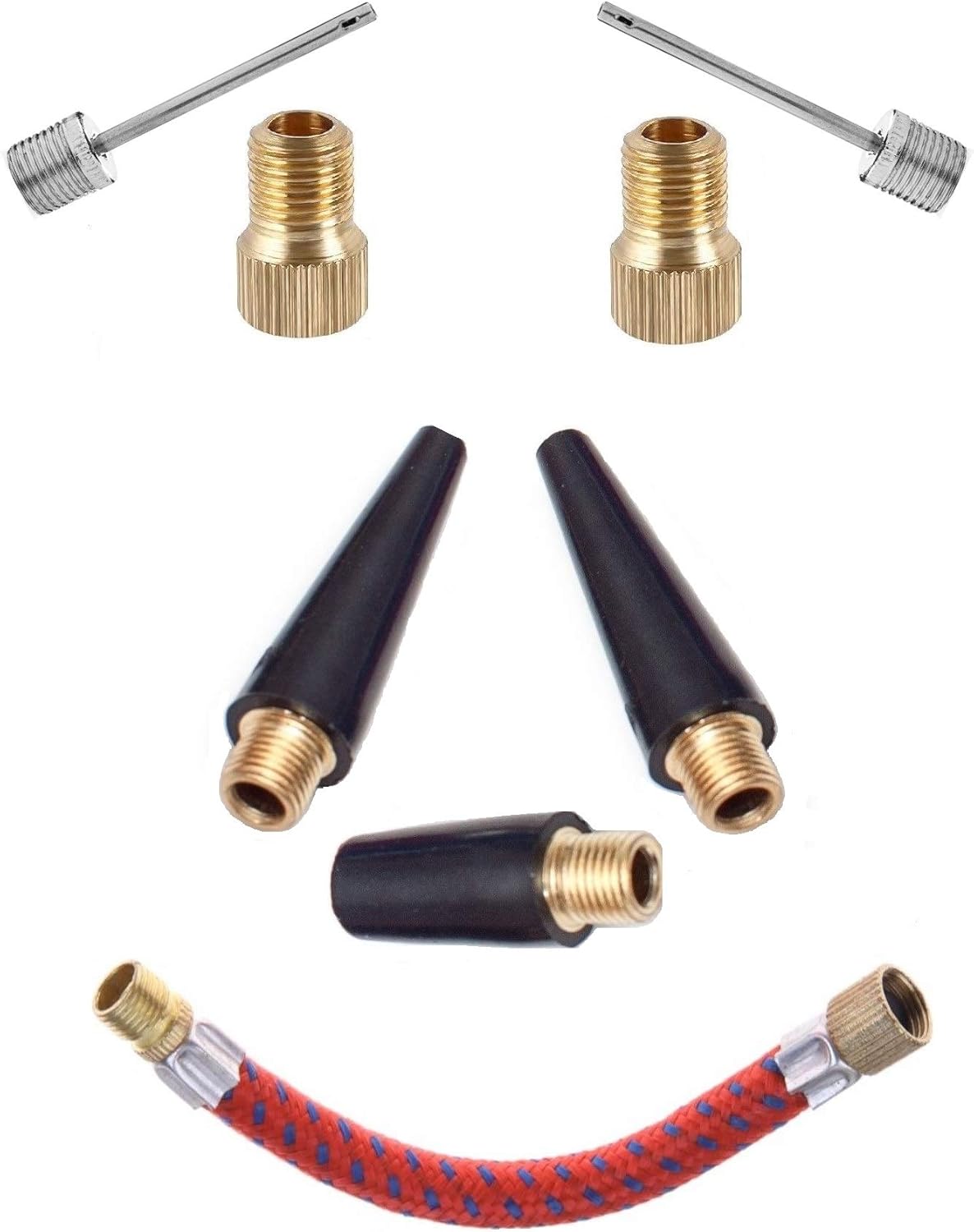 Bike Maintenance & Tools 6 Pcs Adapter Nozzle Bike Bicycle Pump Tire