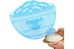 Clip on Strainer | Multifunctional Small Smile Mesh,Portable Strainer Attachment for Pot,for Restaurant Dorm Rice Noodle Frui