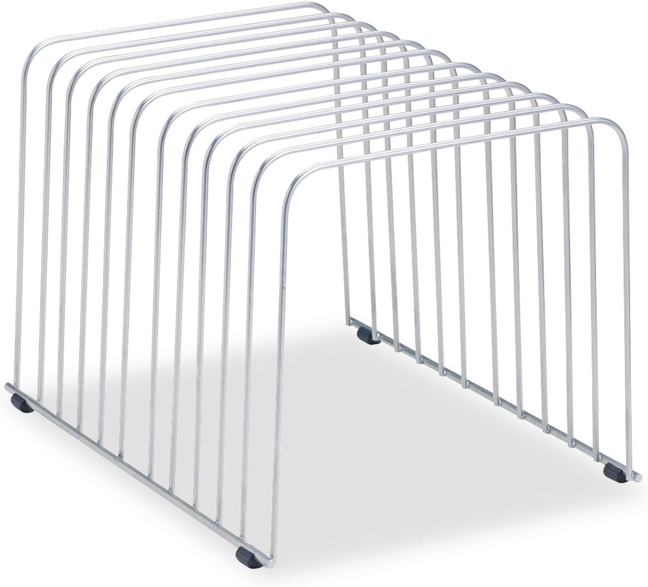 Fellowes 72012 Wire Desktop File Organizer, 9-Inch x11-3/8-Inch x8-Inch, Silver : Wire And Cable Organizers : Office Products