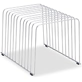 Fellowes Desktop Organizer, 11 Sections, 9" x 11.375" x 8", Wire, Silver (72012)