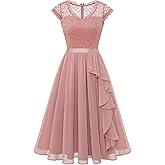 Wedtrend Women's Bridesmaid Dresses Short Prom Dress Ruffle Semi Formal Cocktail Dresses Floral Homecoming Dress