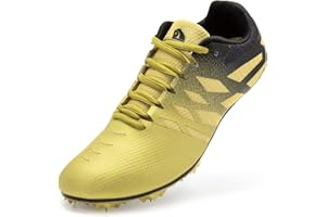 IFRICH New Track and Field Shoes for Men Women Kids Boys Girls 8 Spikes 100-400 Meter Running Racing Shoes Professional Sprint Sport Sneakers