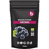 Natural Aronia Berry Powder - Black Chokeberry Superfood High in Anthocyanins & Polyphenols - Supports Immune System - Raw Chokeberries Superfood - Aronia Berries - Vegan, Gluten-Free - 1lb