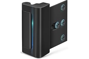 EVERPLUS Home Security Door Reinforcement Lock - Child Proof High Security Door Lock Front Door Locks for Kids Safety Withstand 800 lbs Top Door Latch Lock Flip Door Guardian for Inward Swinging Inside Door