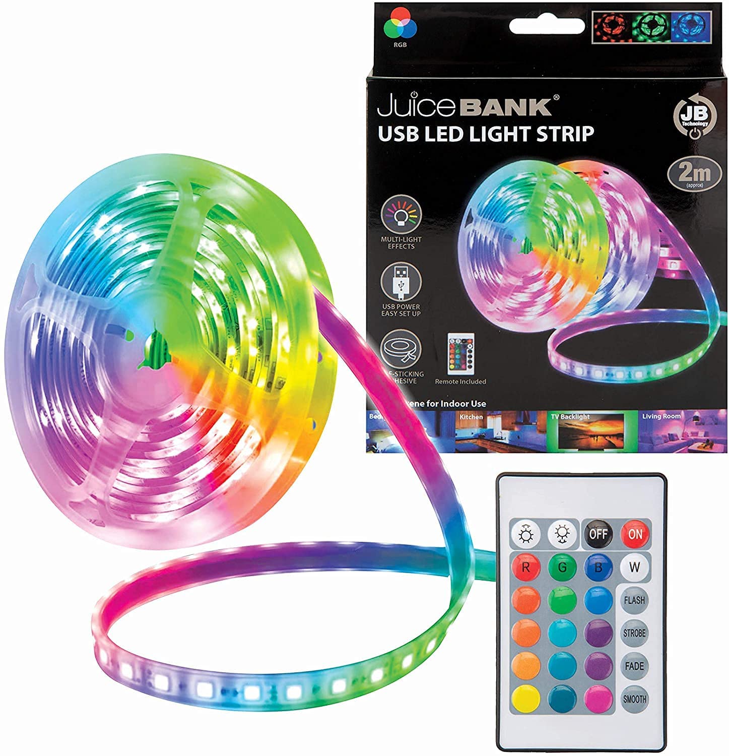 PMS VFM - 2M Led Strip Lights with Remote