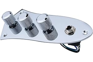 Guyker BJB Preamp/Tone Control with Gain for JB Bass (With Jazz Bass Control Plate and Control Knobs)