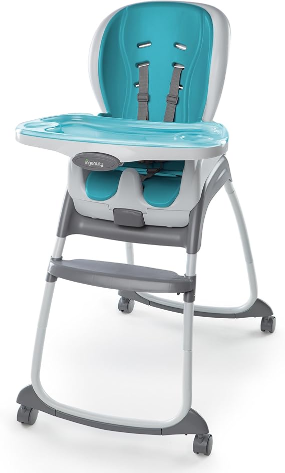 Ingenuity SmartClean Trio 3in1 High ChairAqua Blue Amazon.ca Baby