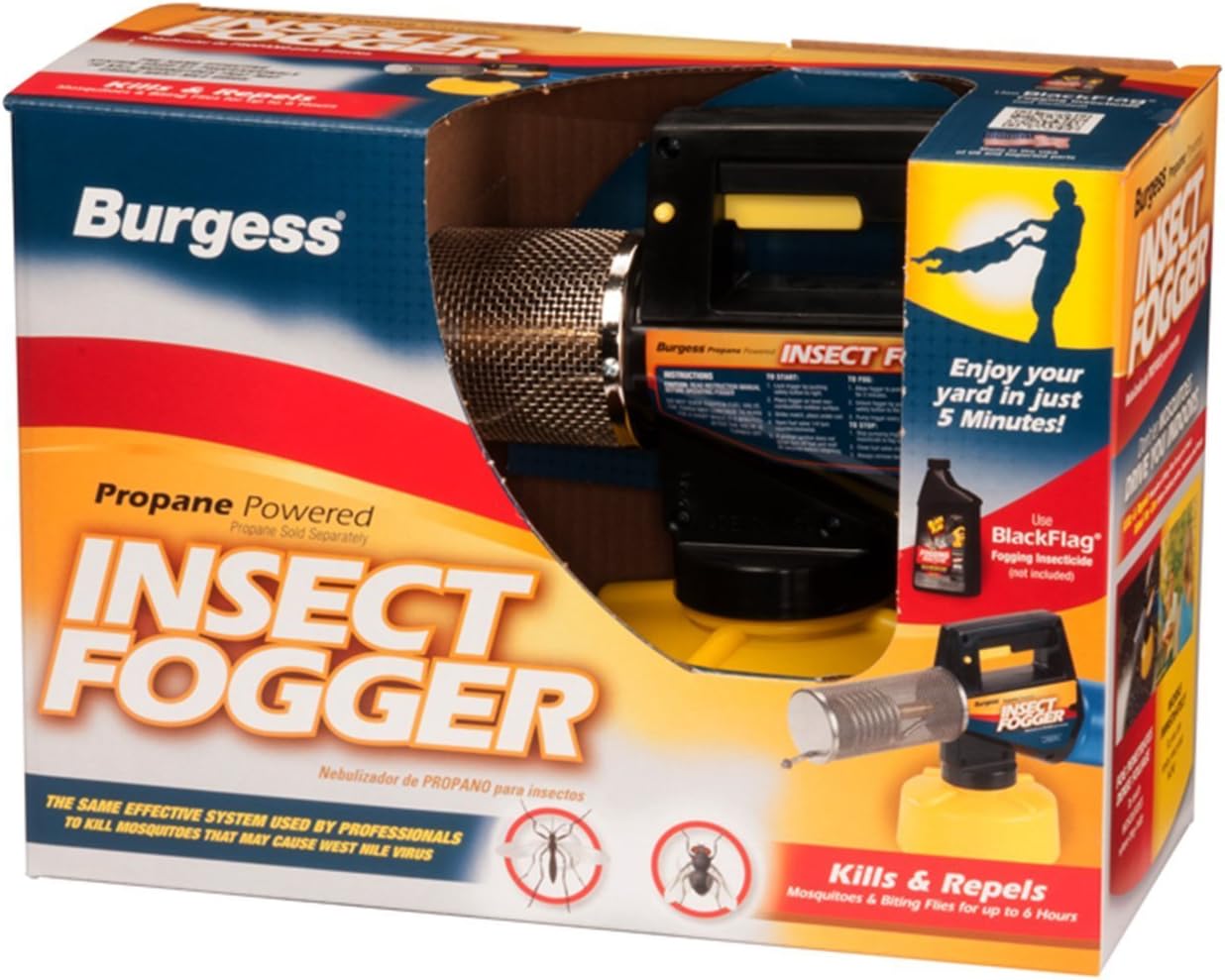 Burgess 1443 Propane Insect Fogger for Fast and Effective Mosquito