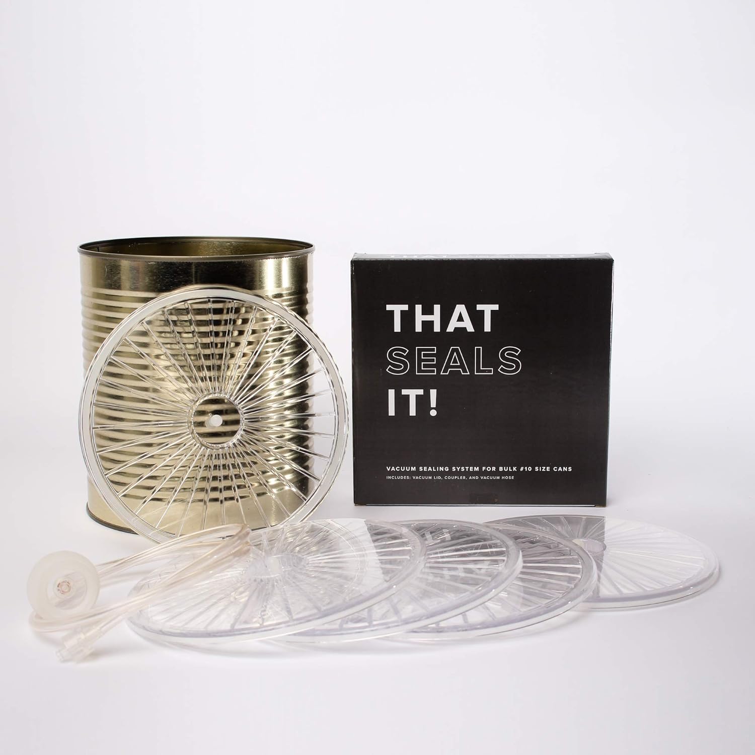 That Seals It! Vacuum Lid System for Bulk Food Storage Cans (Lid, 5)
