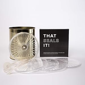 That Seals It! Vacuum Lid System for Bulk Food Storage Cans (Lid, 5)