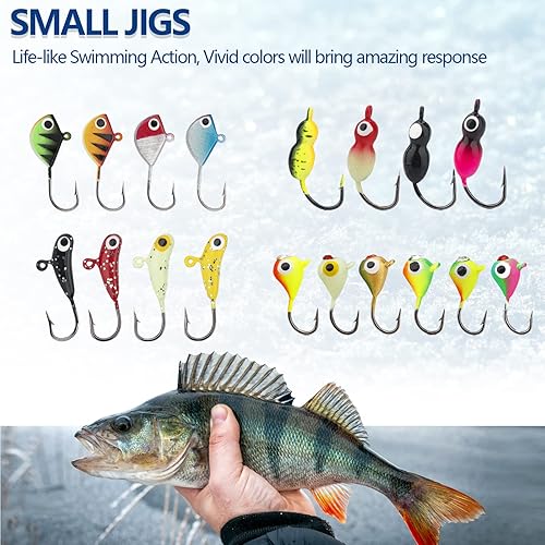 Panfish Best Ice Fishing Jigs #8 Rocker Jig, Best Rocker Ice Jig, Ice  Fishing Jigs For Panfish