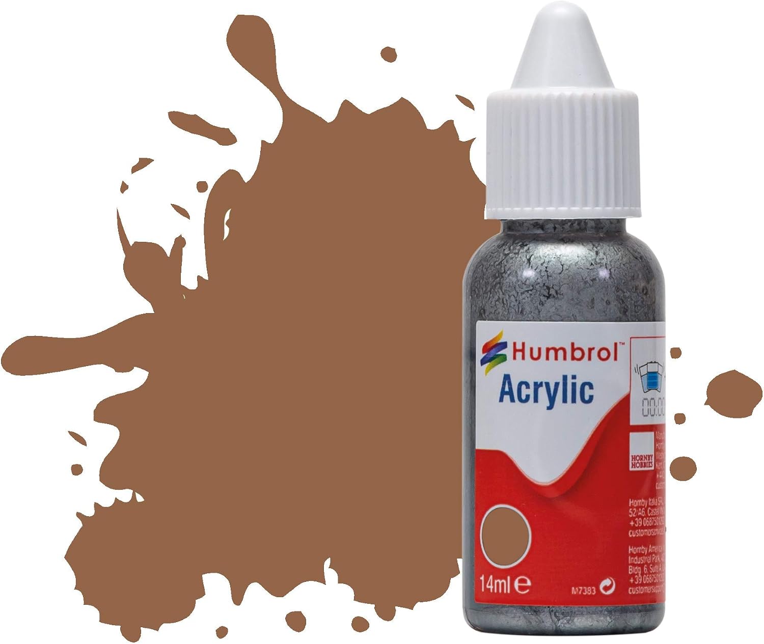 Humbrol Model Paint, DB0110 No 110 Natural Wood, Matt (14ml), Acrylic Paints for Models Plastic, Metal, Wood, Glass
