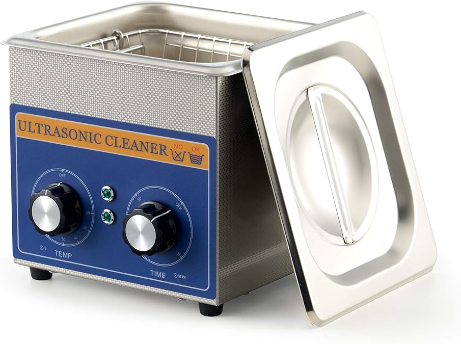 COZ 60W Ultrasonic Cleaner with Heater and Timer 1.3L Industrial